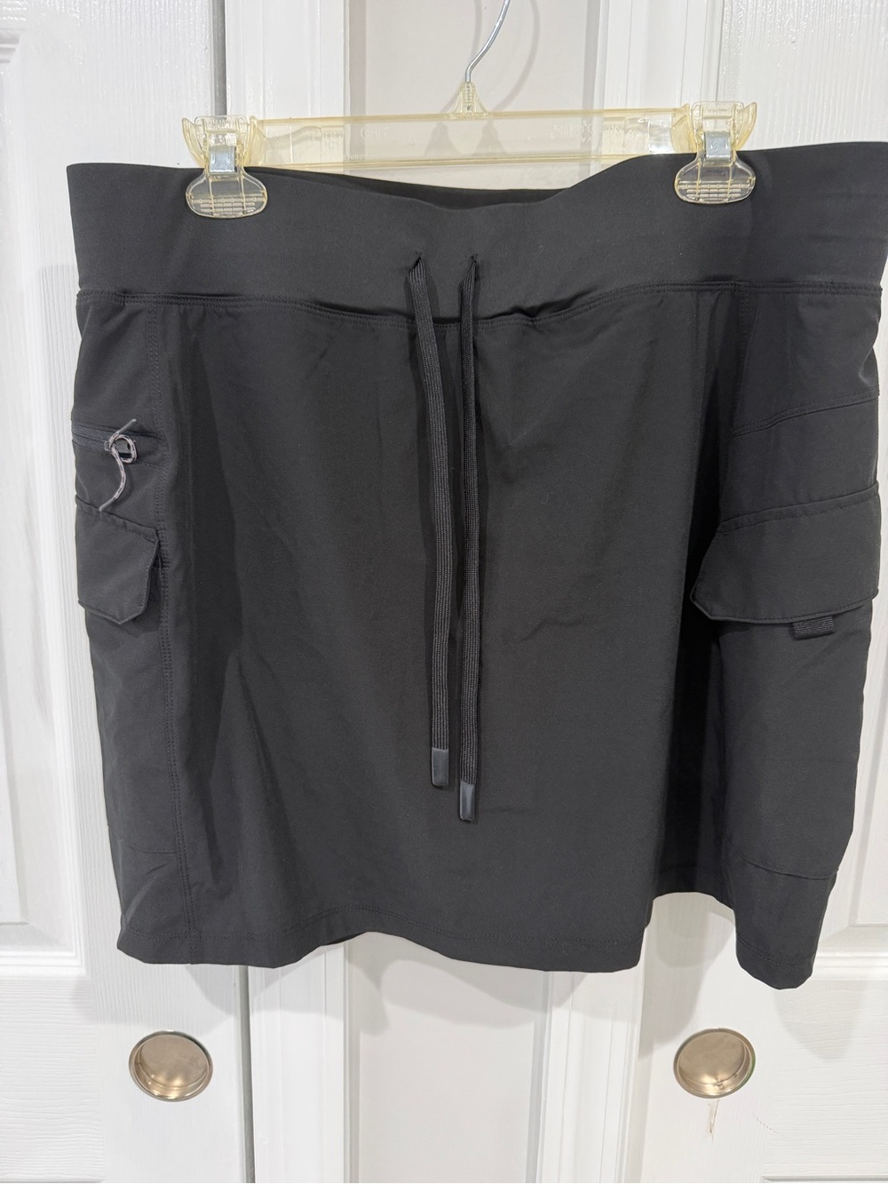 Gerry Weber Black Activewear skort with Branded Logo